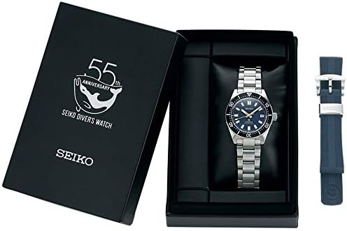 Seiko Prospex Automatic 1965 Dive 55th Anniversary Limited Edtion Blue Dial Silver Steel Strap Watch For Men - SPB149J1 wholesalehk.shop
