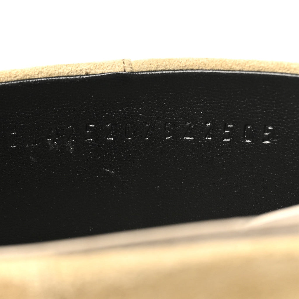 Suede Calfskin Lisiere 90 Boots 38 Beige Lin wholesalehk.shop