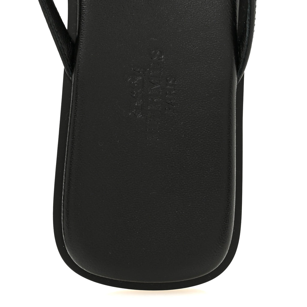 Calfskin Miss Sandals 36 Black wholesalehk.shop