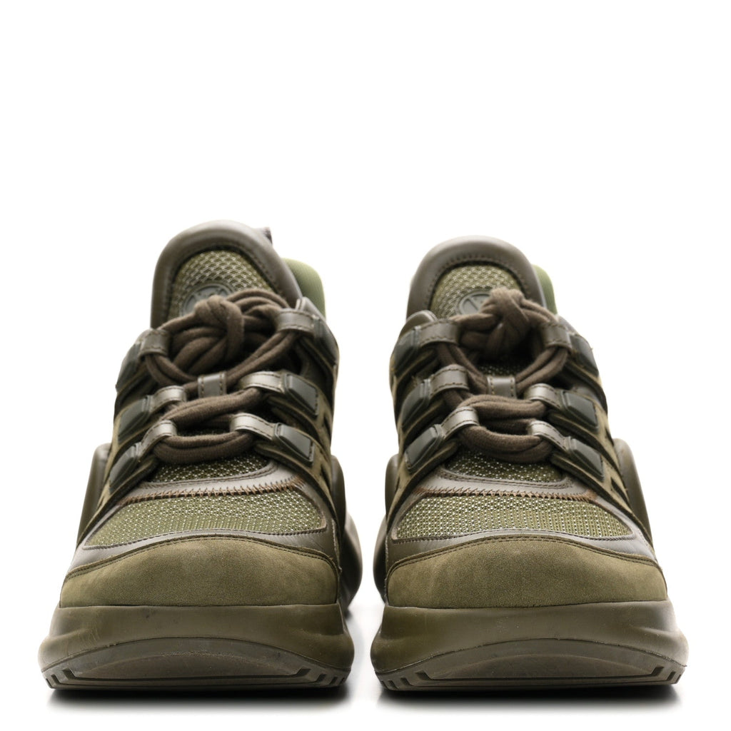 Calfskin Technical Nylon LV Archlight Sneakers 38 Green £¨ Direct shipment via from wholesalehk.shop