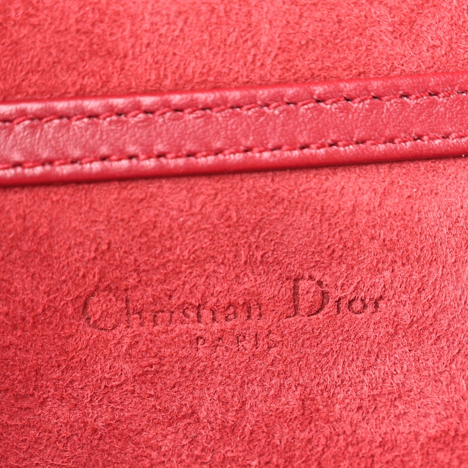Lambskin Studded Vertical Diorama Spicy Red ¡§ Direct shipment via from wholesalehk.shop