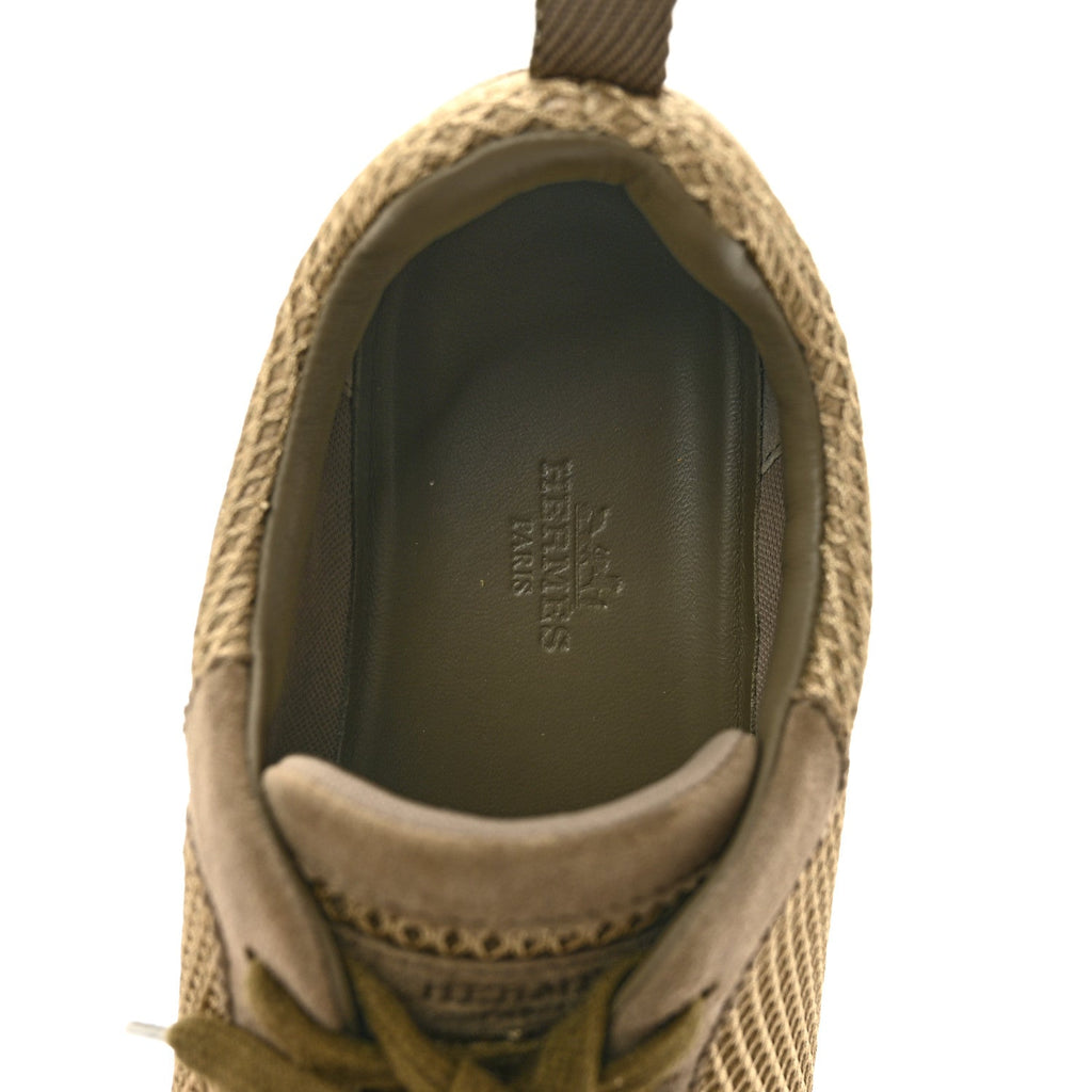 Air Mesh Suede Goatskin Bouncing Sneakers 37 Vert Toundra wholesalehk.shop