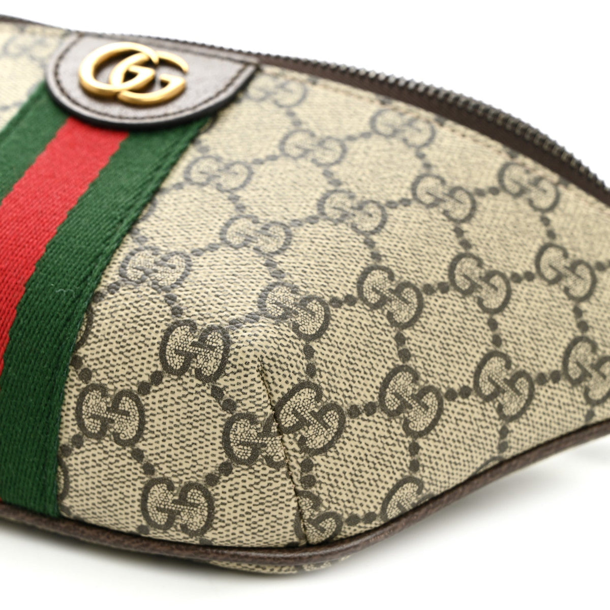 GG Supreme Monogram Web Small Ophidia Belt Bag Beige Ebony New Acero wholesalehk.shop