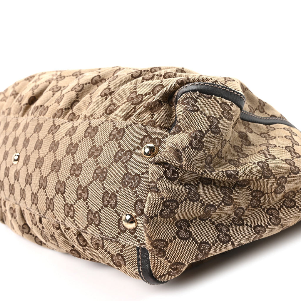 Monogram D Gold Tote Dark Brown wholesalehk.shop