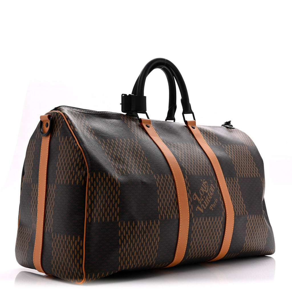 X NIGO Giant Damier Ebene Monogram Keepall Bandouliere 50 wholesalehk.shop