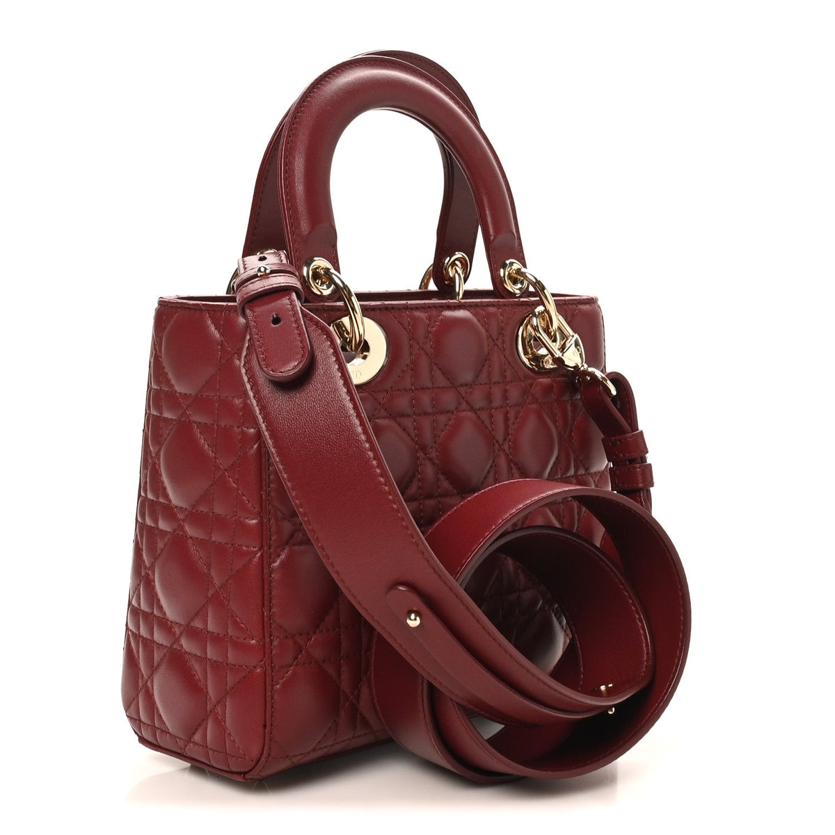 Lambskin Cannage Small My ABCDior Lady Bordeaux wholesalehk.shop