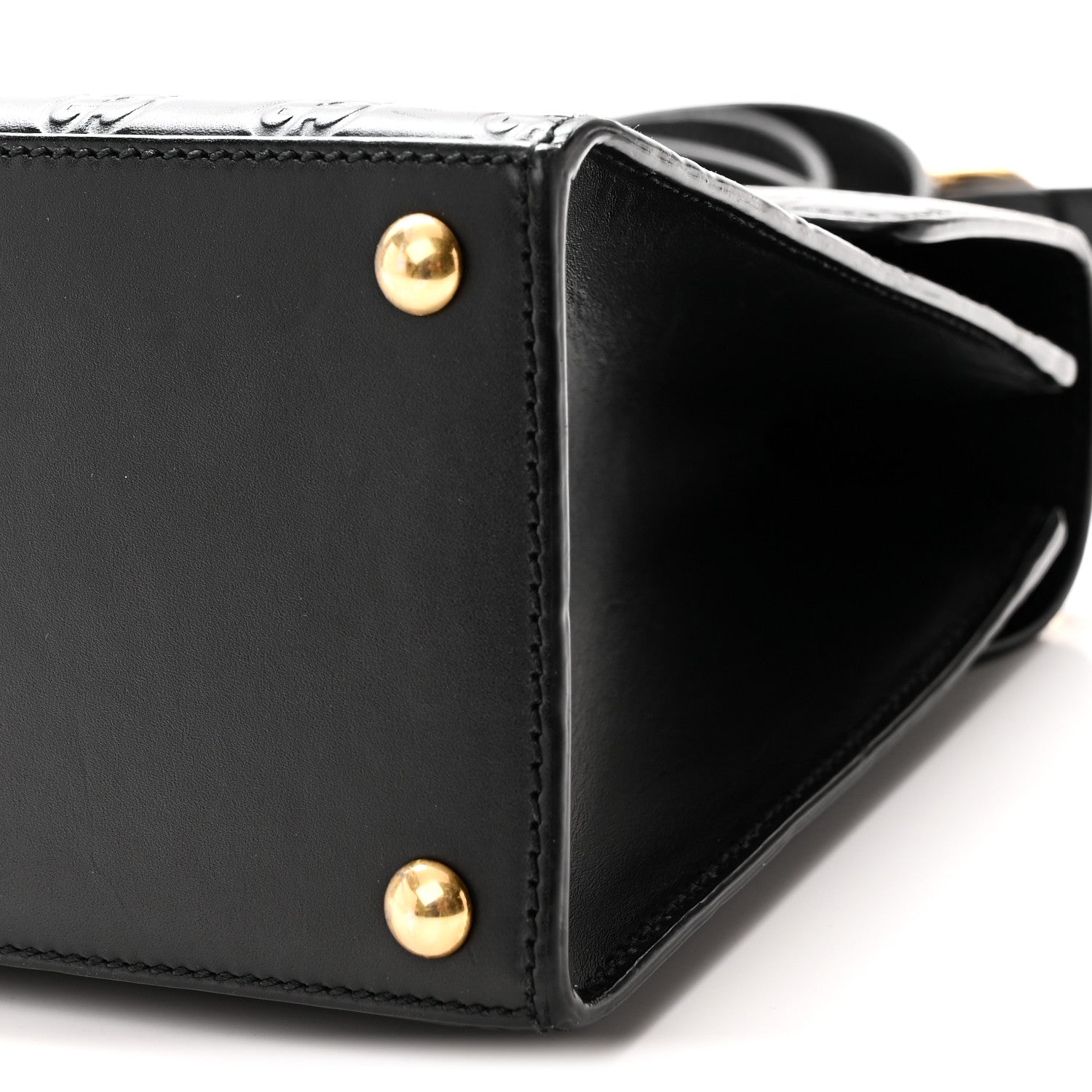 Guccissima Signature Small Padlock Top Handle Bag Black Black £¨ Direct shipment via from wholesalehk.shop