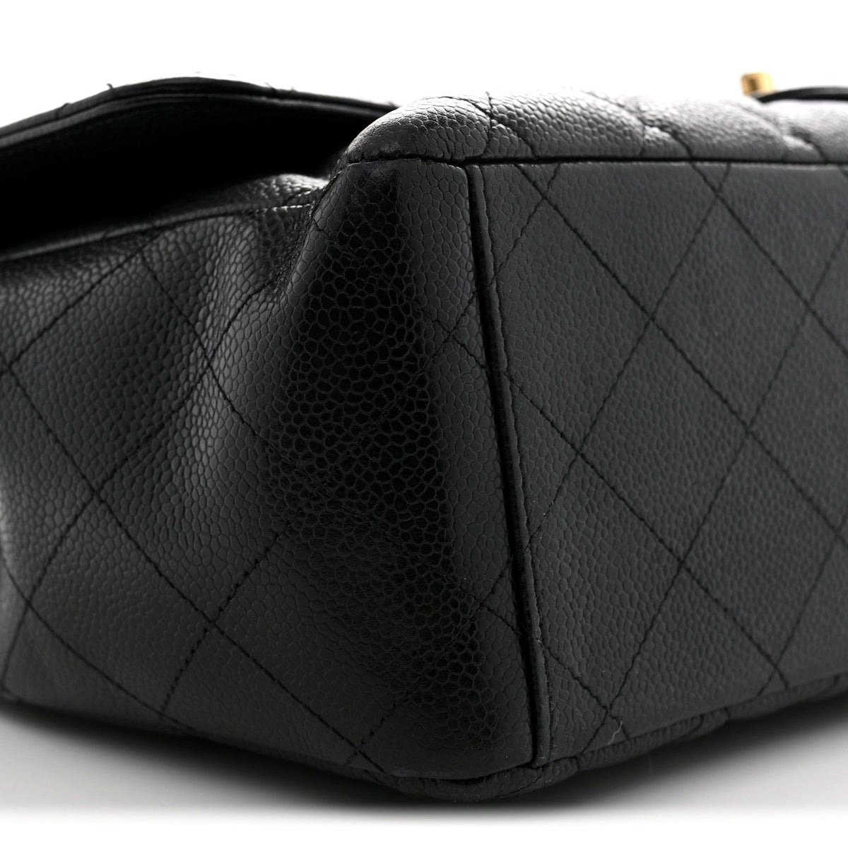Caviar Quilted Maxi Double Flap Black wholesalehk.shop
