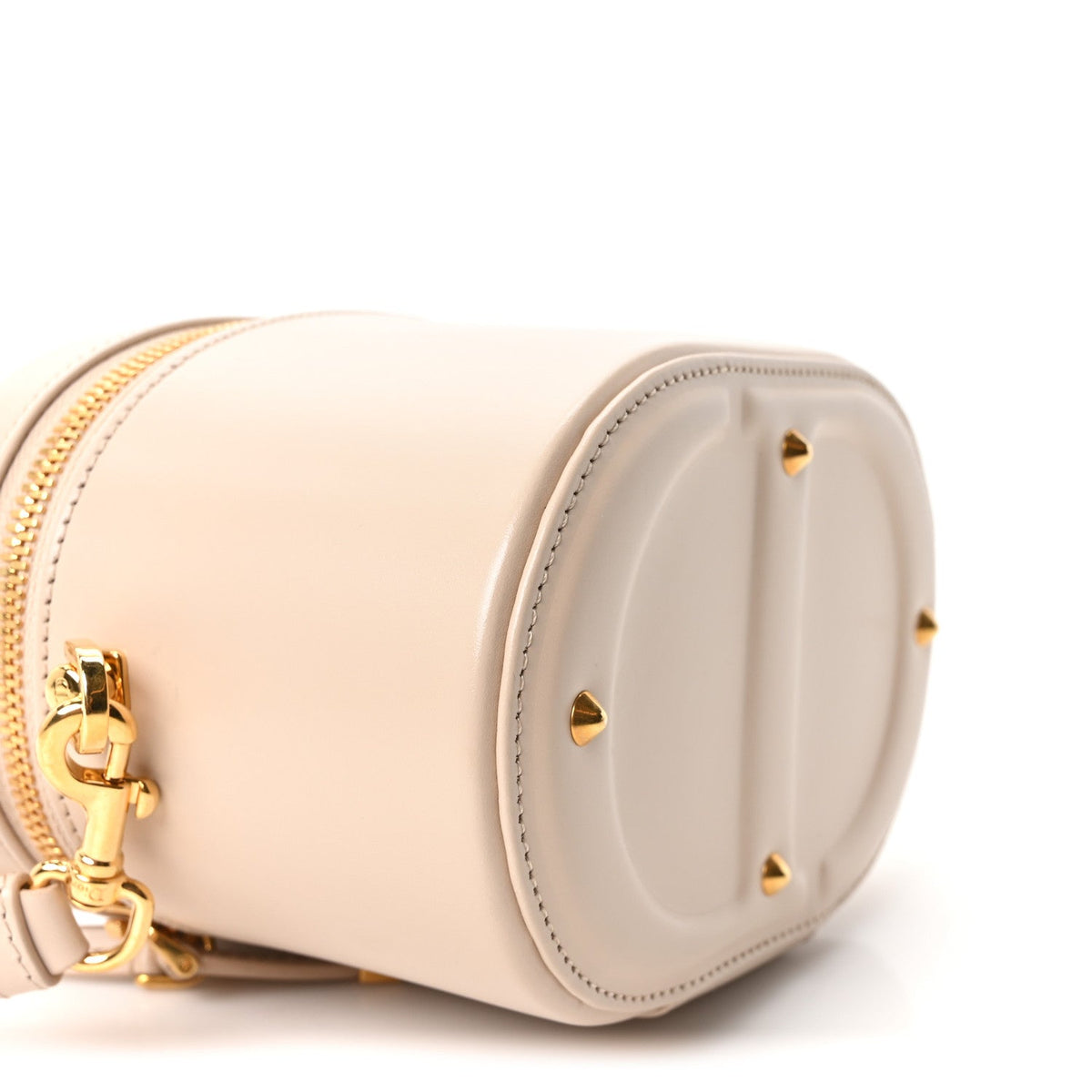 Calfskin CD Signature Vanity Caramel Beige wholesalehk.shop