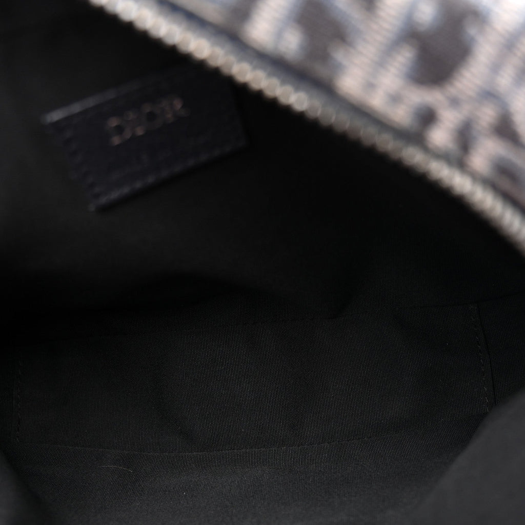 HOMME Oblique Jacquard Safari Messenger Navy Blue wholesalehk.shop