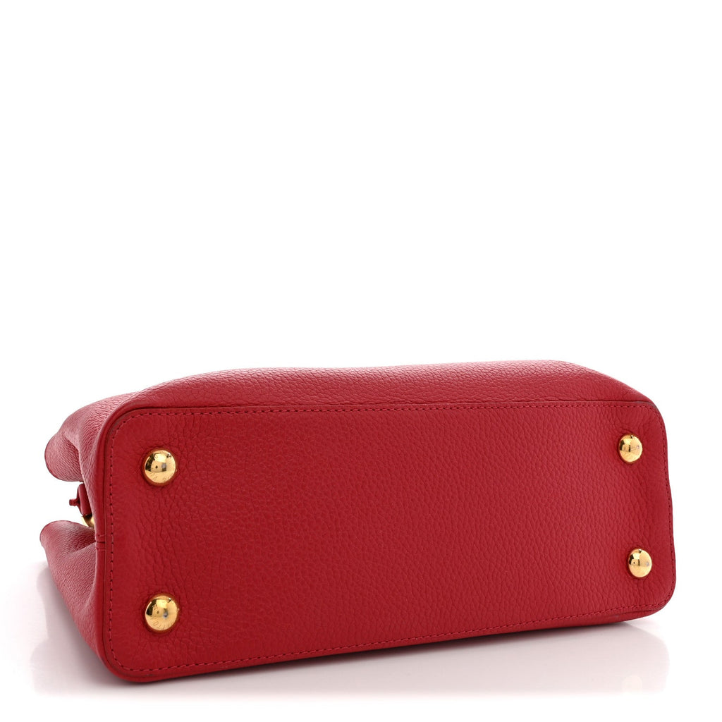 Taurillon Capucines PM Rubis £¨ Direct shipment via from wholesalehk.shop