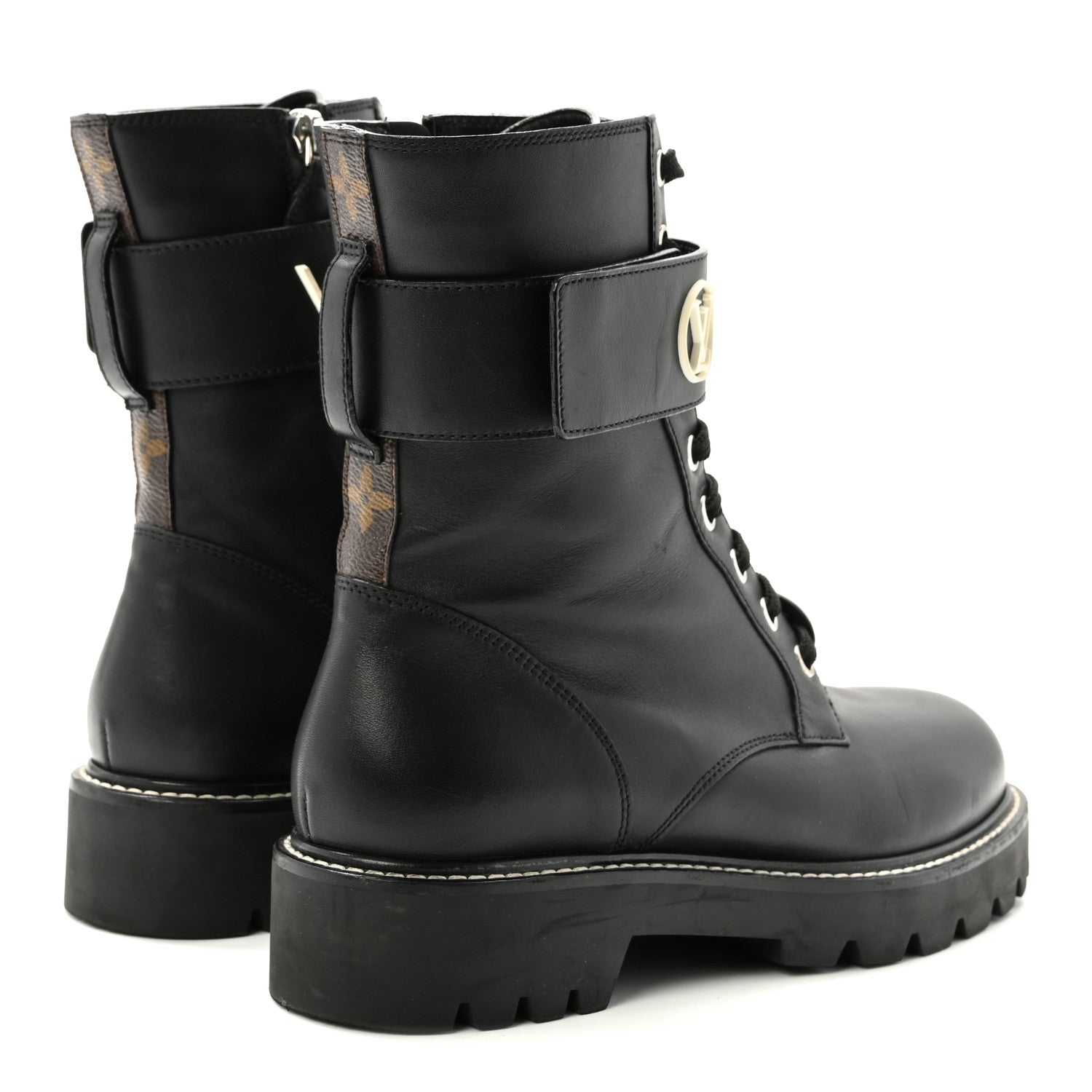 Calfskin Territory Flat Ranger Boots 38 Black £¨ Direct shipment via from wholesalehk.shop