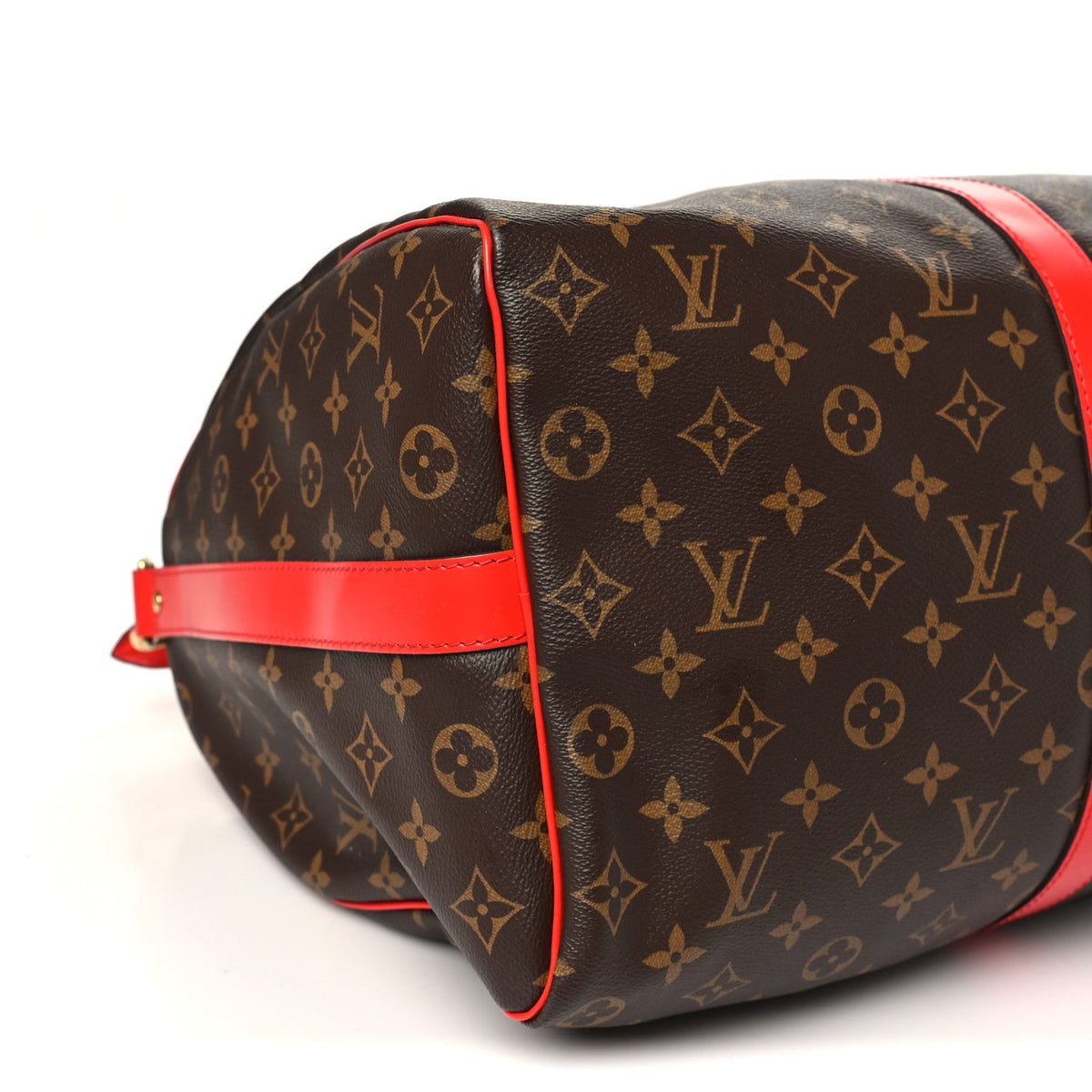 Calfskin Monogram Keepall Bandouliere 50 Coquelicot wholesalehk.shop