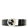 Guccissima Signature Interlocking G Reversible 37mm Belt 100 40 Black Cocoa £¨ Direct shipment via from wholesalehk.shop