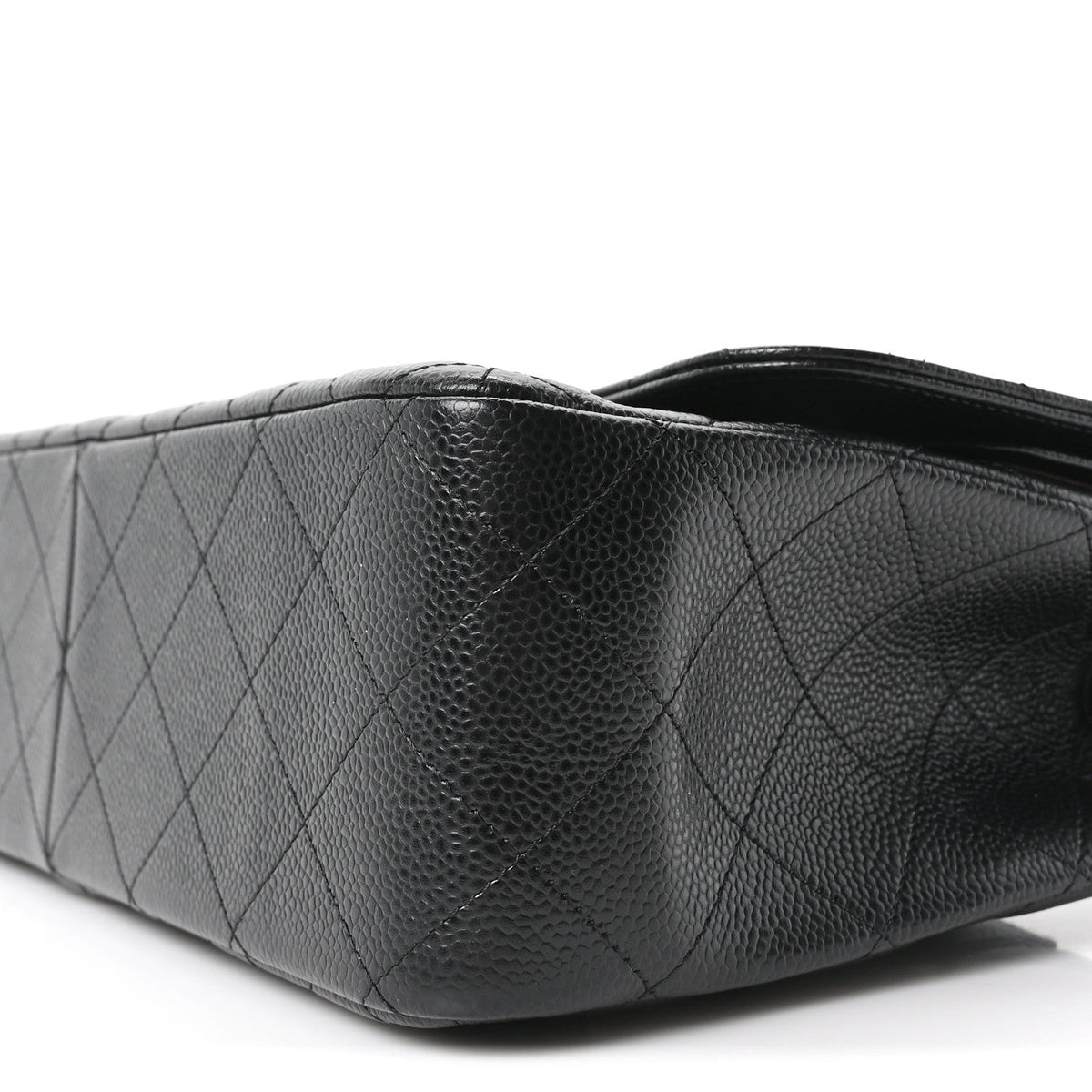 Caviar Quilted Jumbo Double Flap Black wholesalehk.shop