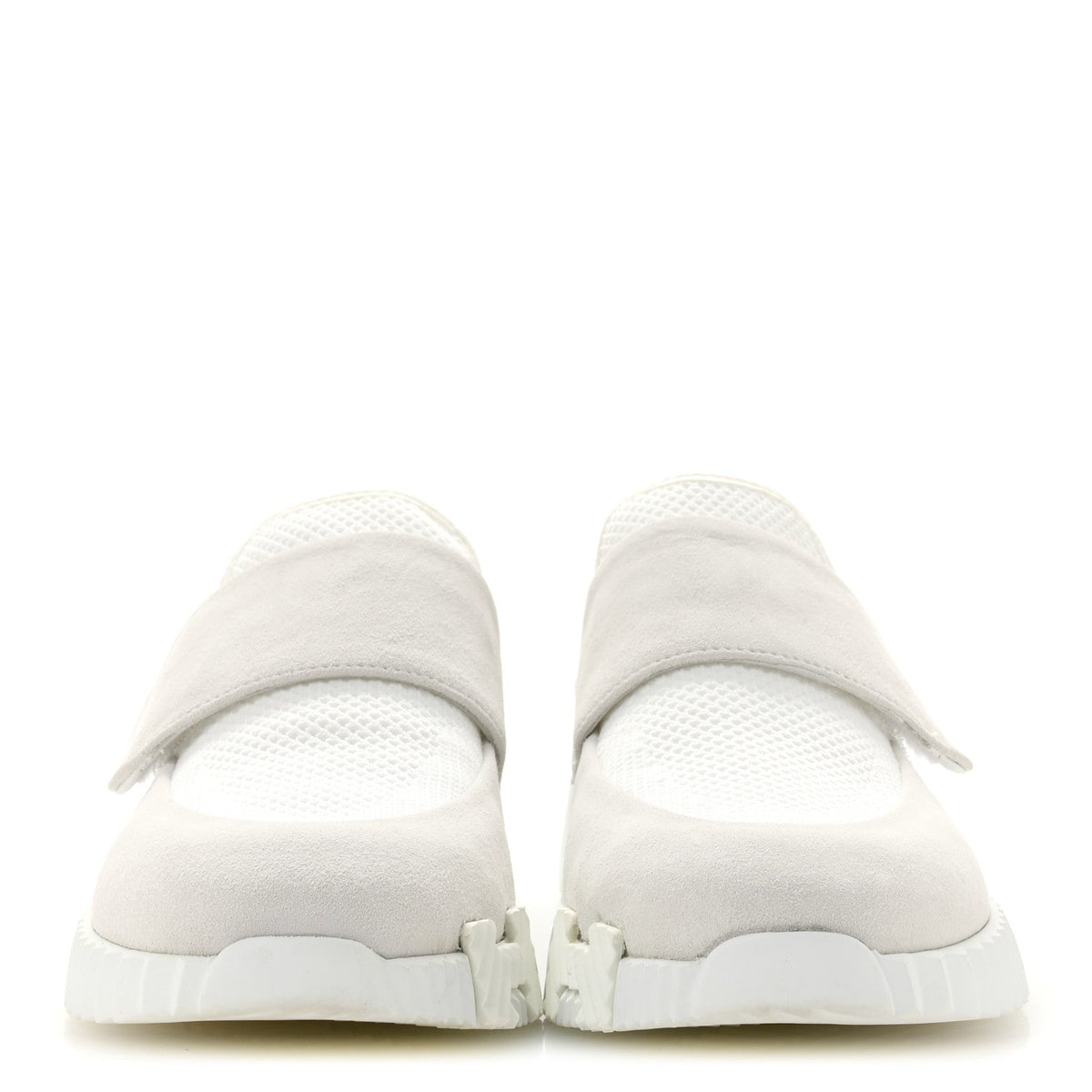Suede Goatskin Mesh Fabric H Sneakers 38 White wholesalehk.shop