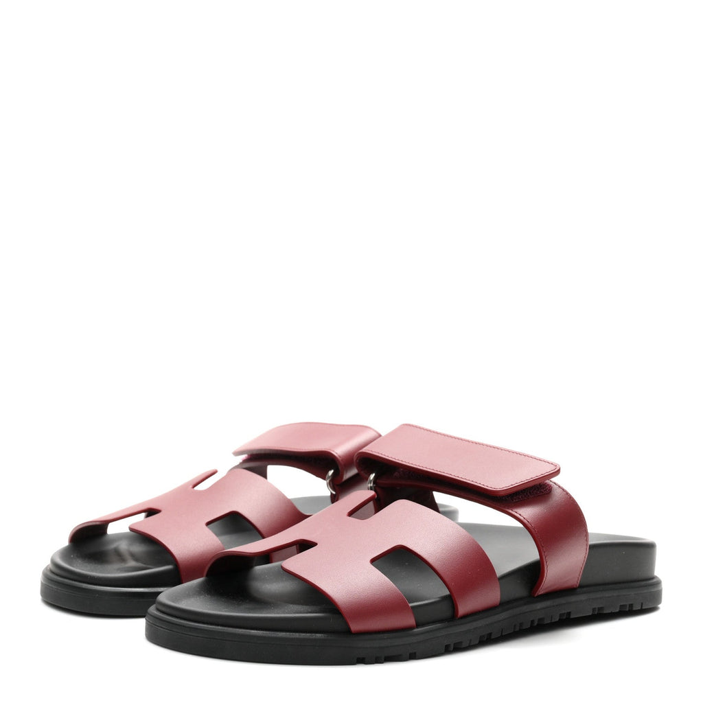 Calfskin Womens Chypre Sandals 36 Rouge H wholesalehk.shop