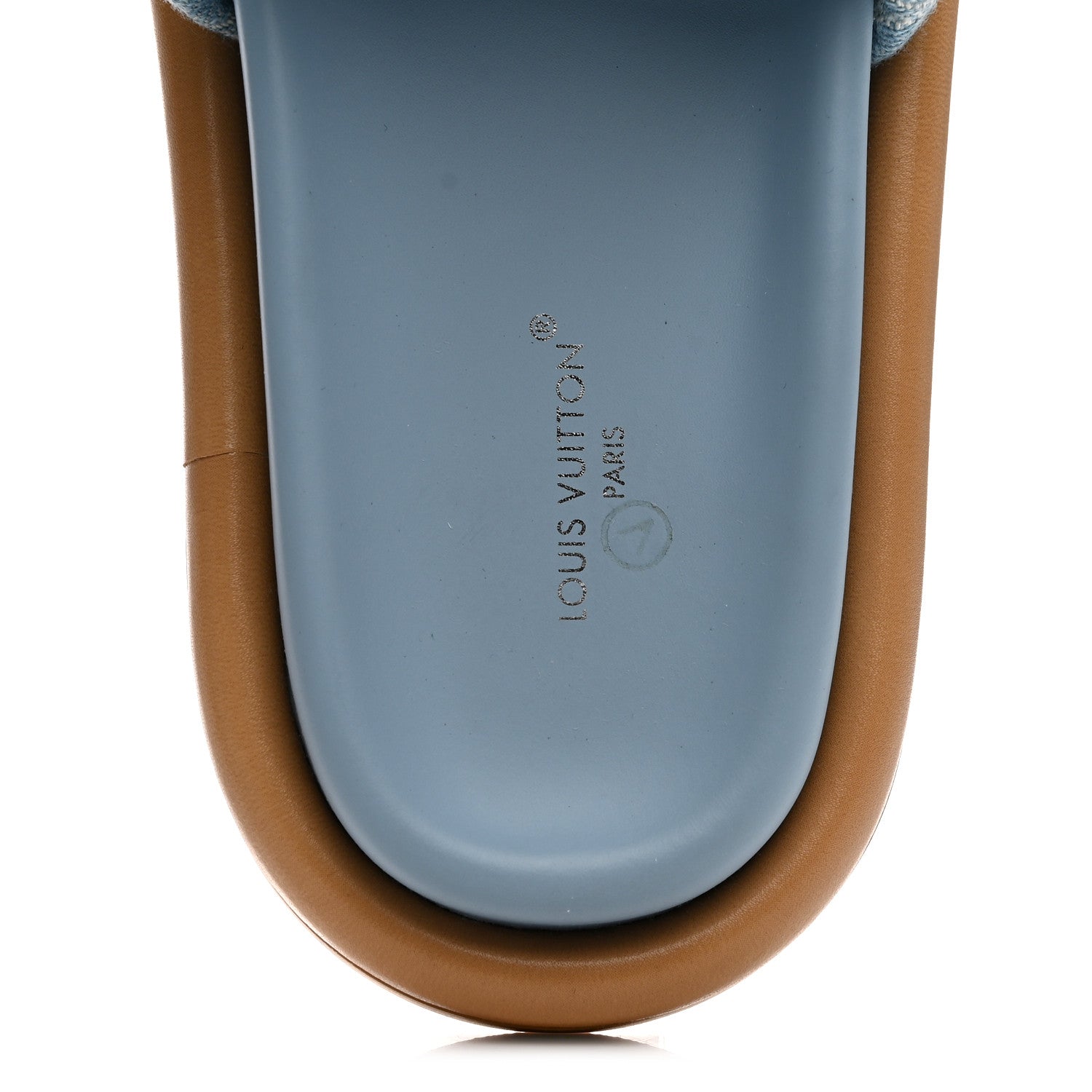 Monogram Denim LV Bliss Womens Comfort Mules 36.5 Turquoise £¨ Direct shipment via from wholesalehk.shop