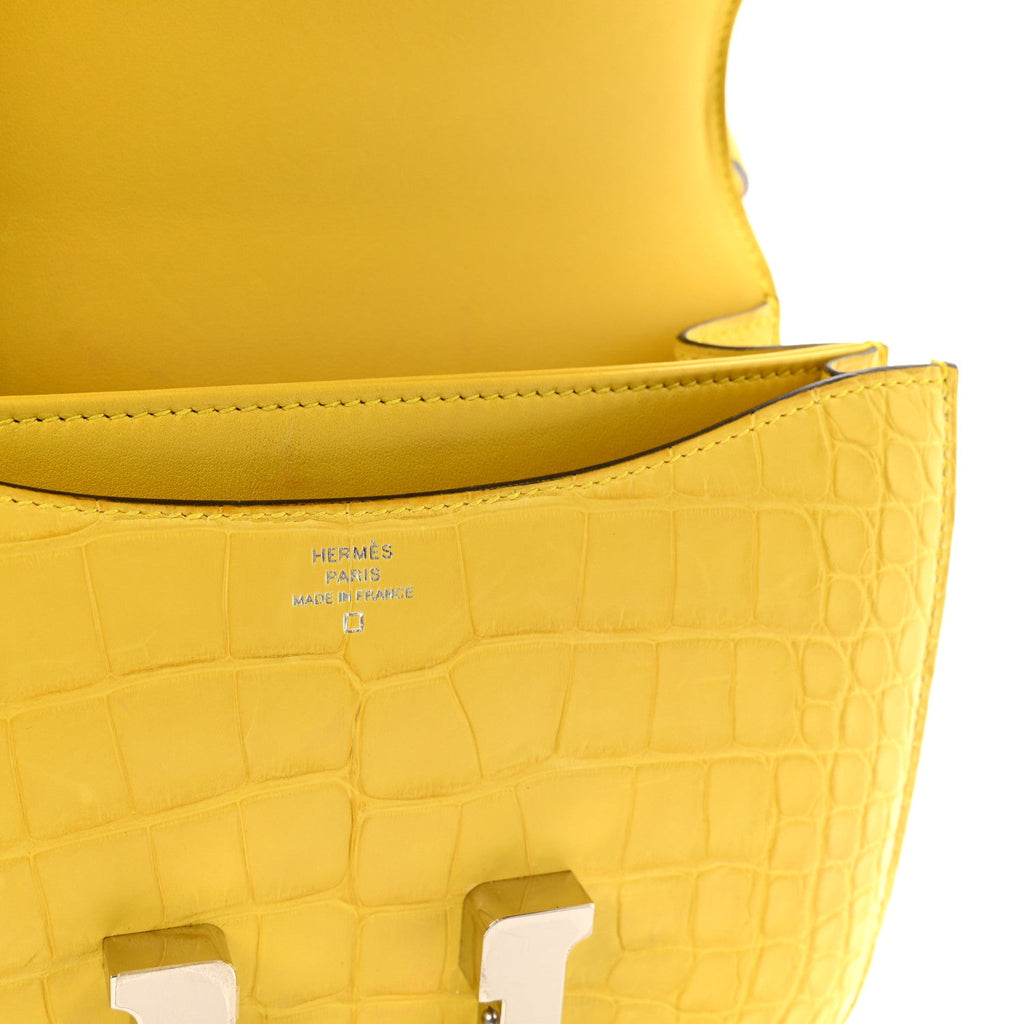 Matte Alligator Constance 18 Mimosa £¨ Direct shipment via from wholesalehk.shop