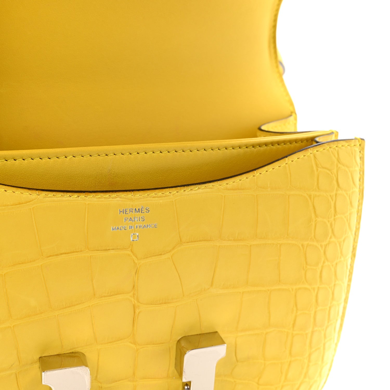 Matte Alligator Constance 18 Mimosa £¨ Direct shipment via from wholesalehk.shop