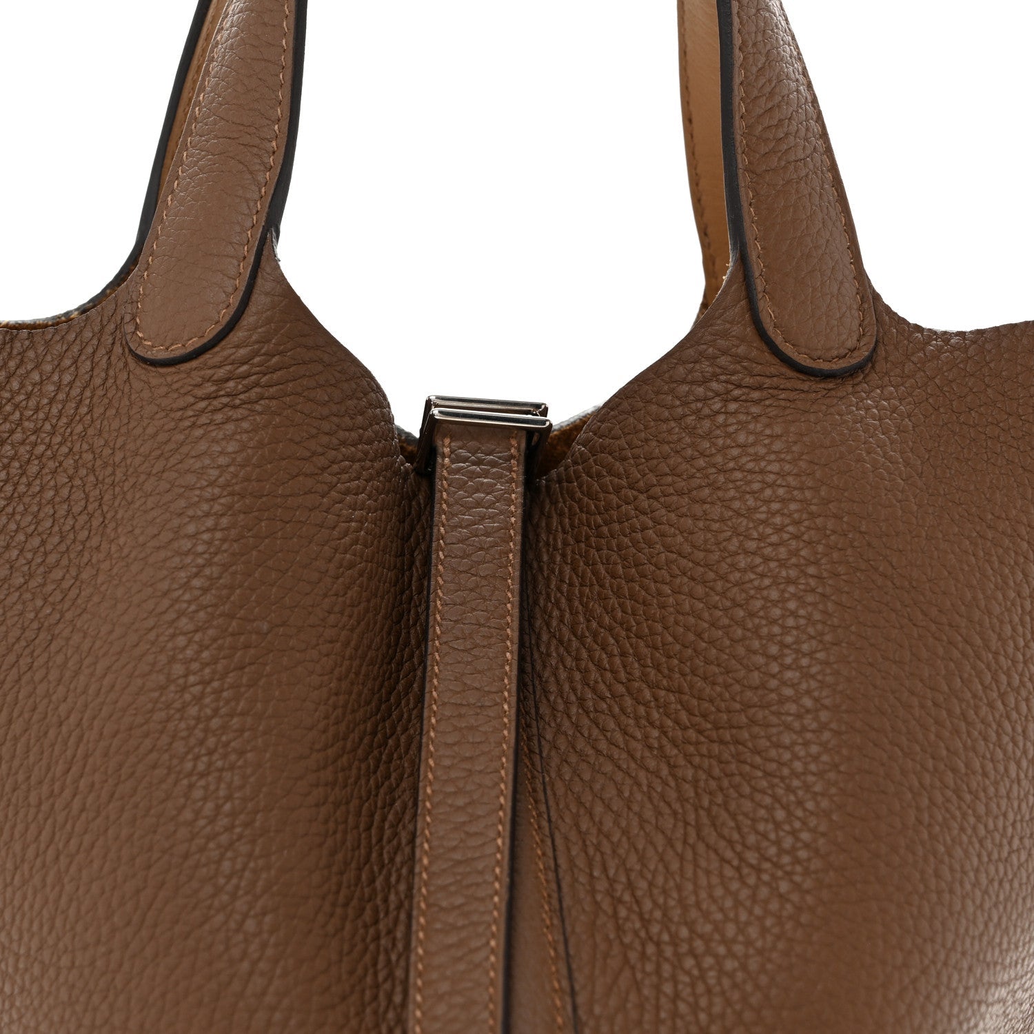 Taurillon Clemence Swift Eclat Picotin Lock 18 PM  Alezan Biscuit £¨ Direct shipment via from wholesalehk.shop