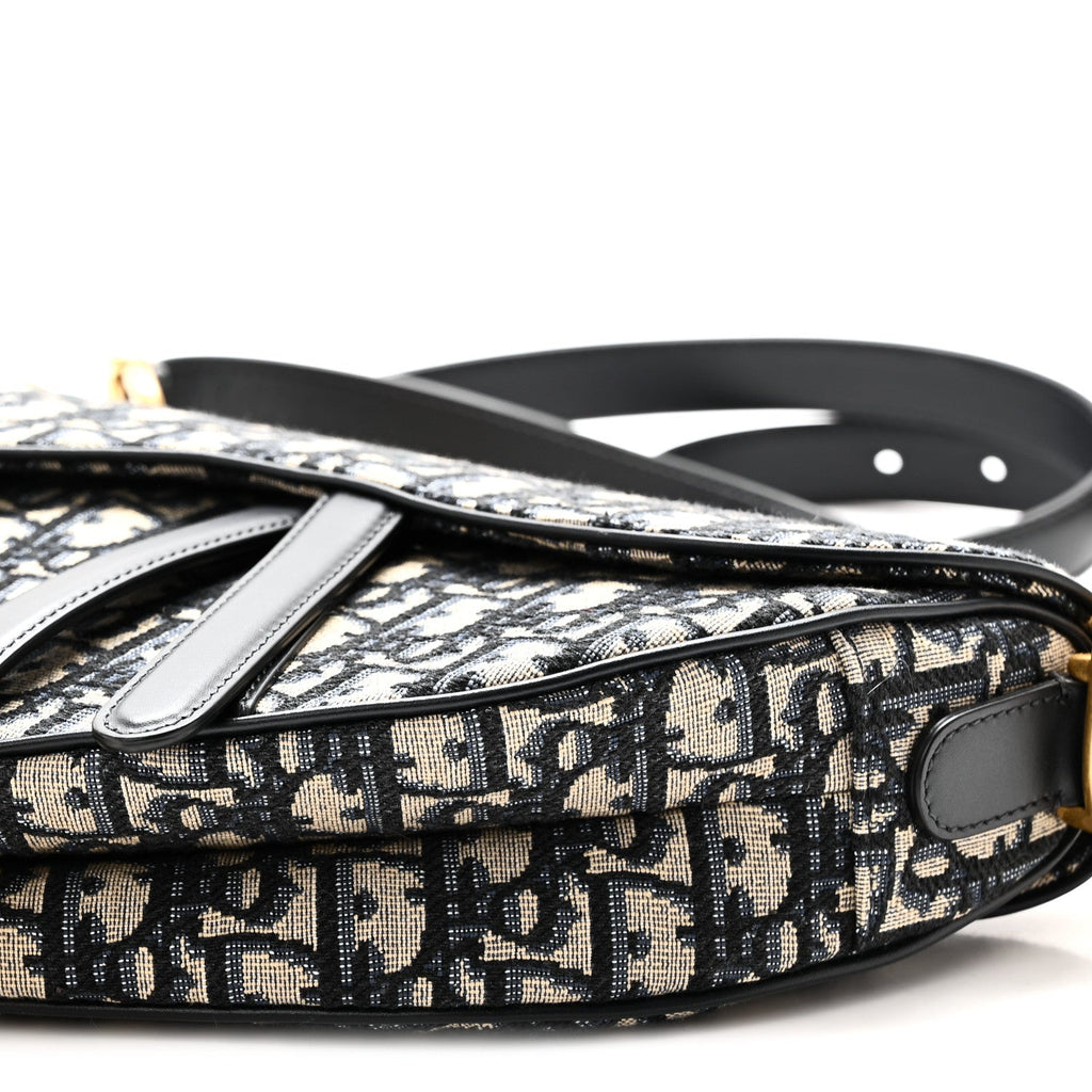 Oblique Saddle Bag With Strap Blue wholesalehk.shop