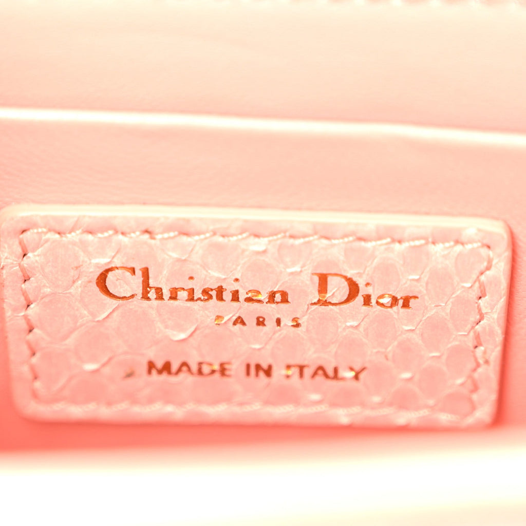 Snakeskin 30 Montaigne Box Bag Rose Clair wholesalehk.shop