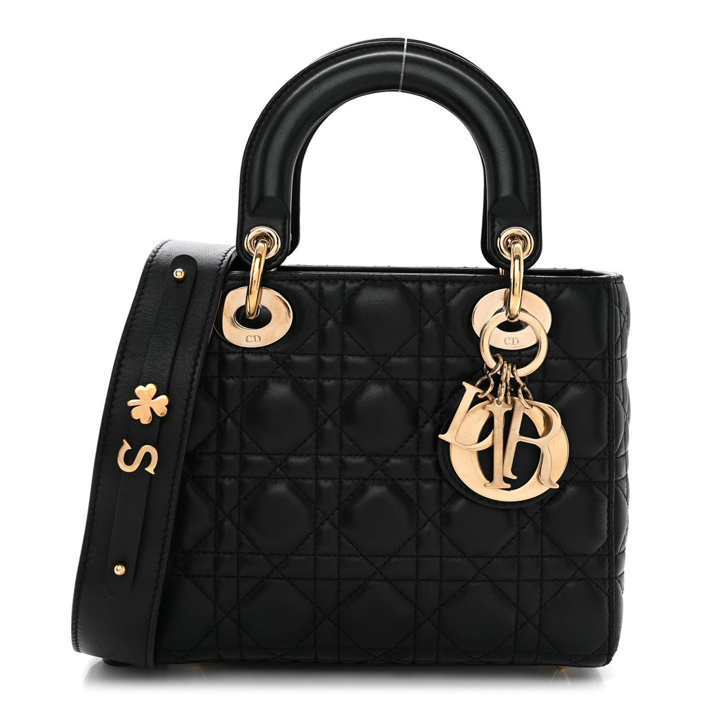 Lambskin Cannage Small My ABCDior Lady Dior Black wholesalehk.shop