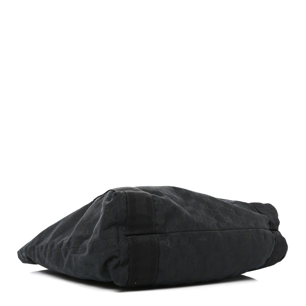 GG Monogram Medium Handle Vertical Tote Black wholesalehk.shop