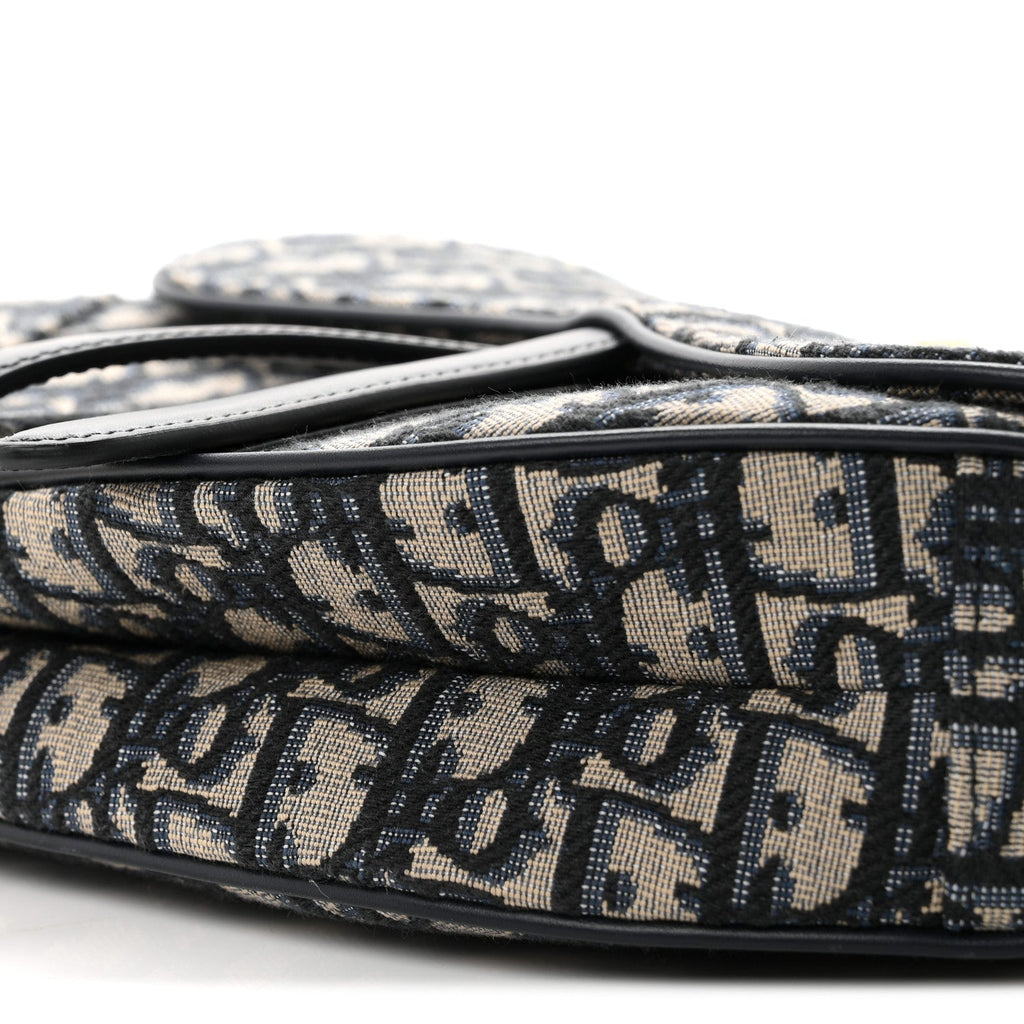 Oblique Saddle Bag With Strap Blue wholesalehk.shop