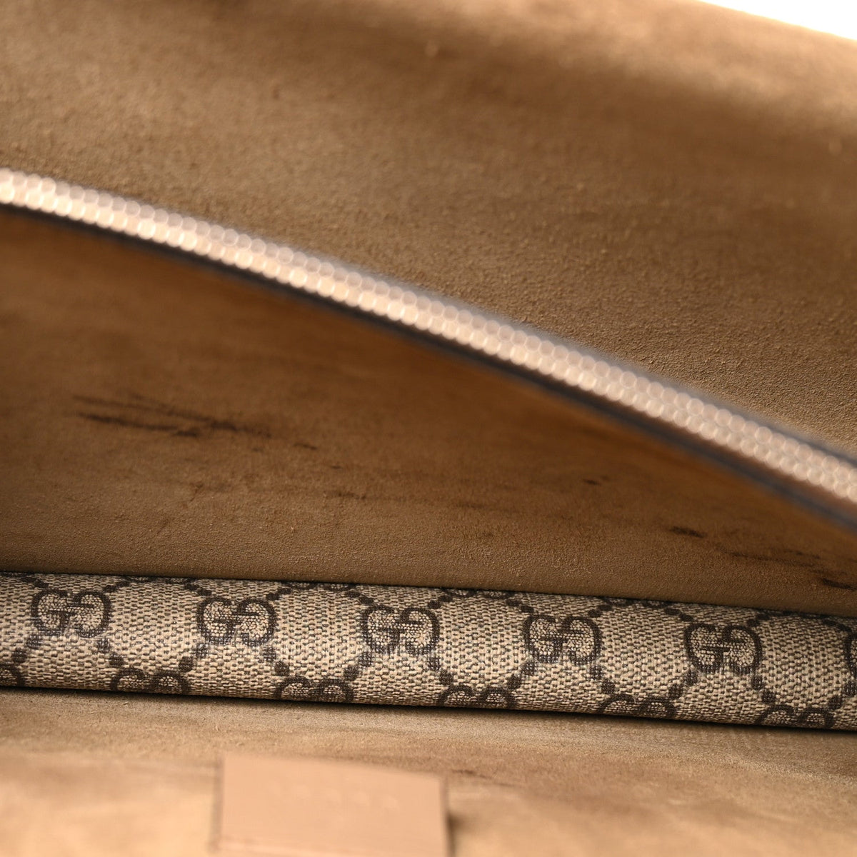 GG Supreme Monogram Small Dionysus Shoulder Bag Taupe wholesalehk.shop