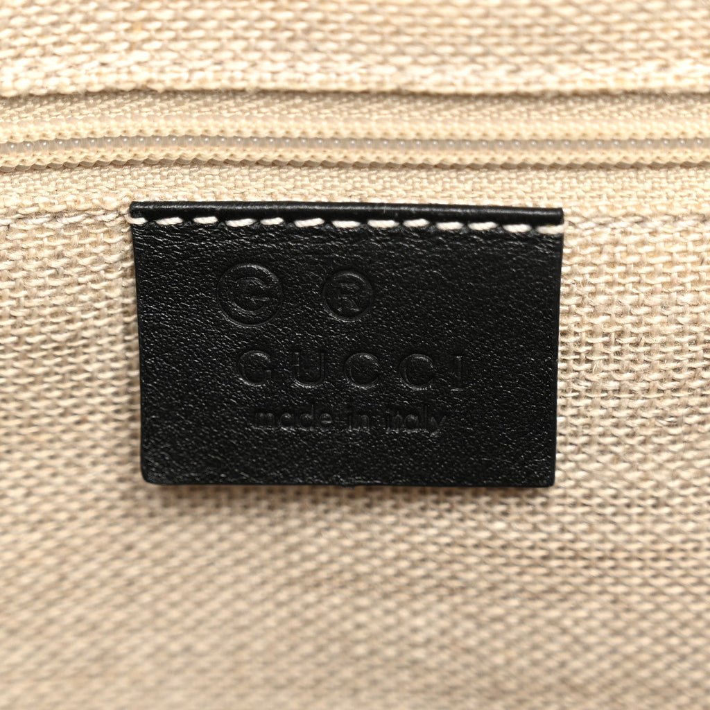 Soft Microguccissima Small Zippered Satchel Black £¨ Direct shipment via from wholesalehk.shop