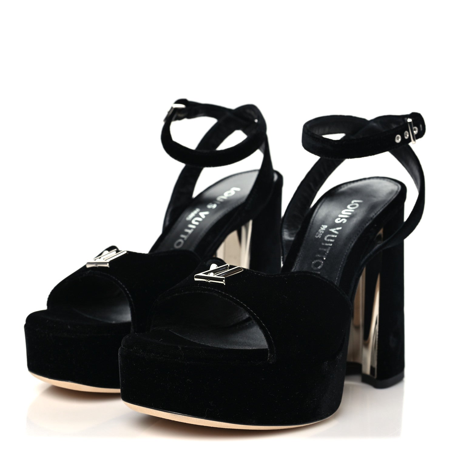 Calfskin Maya Platform Sandals 36 Black £¨ Direct shipment via from wholesalehk.shop