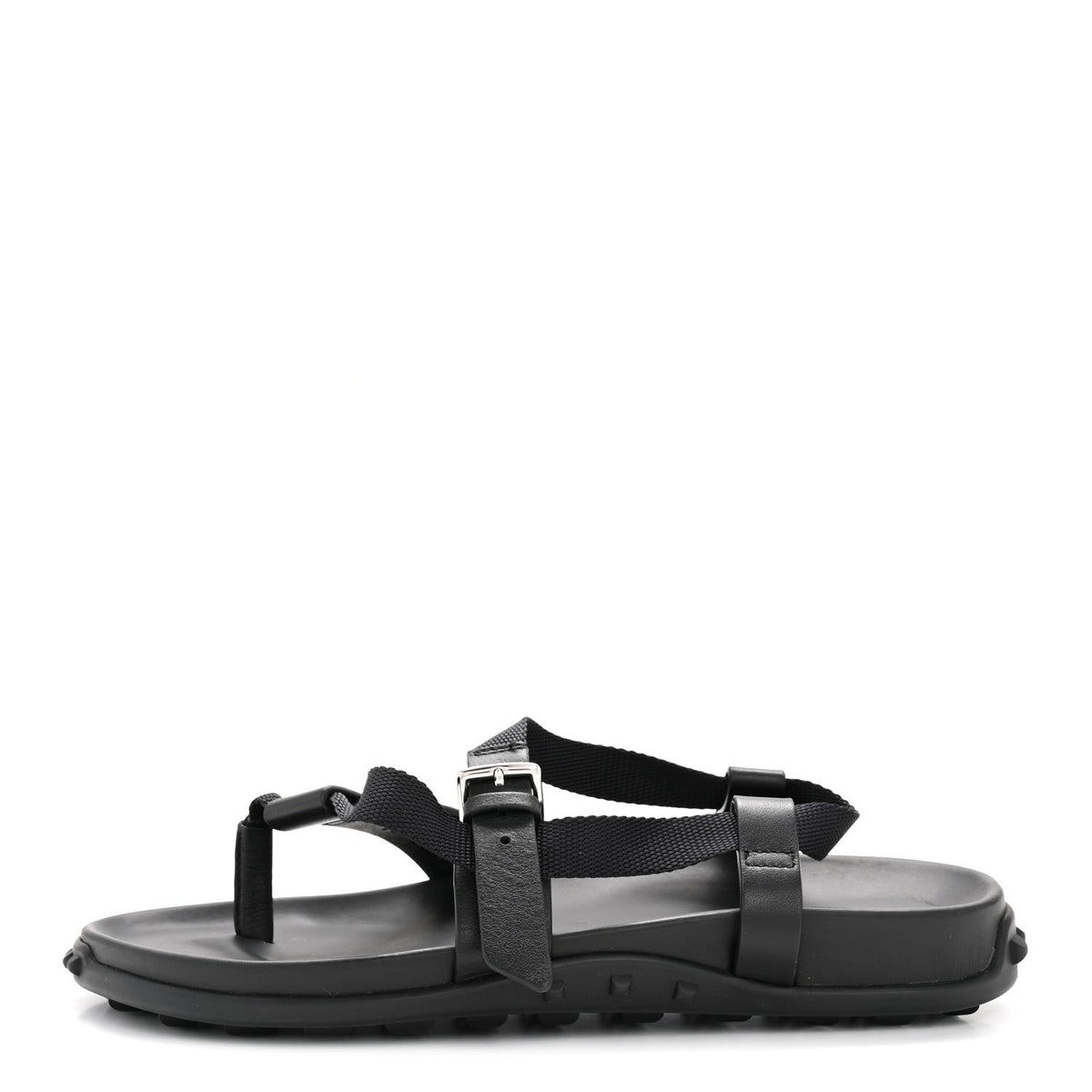 Calfskin Womens Inboard Sandals 38 Black wholesalehk.shop