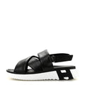 Calfskin Womens Electric Sandals 40 Black wholesalehk.shop