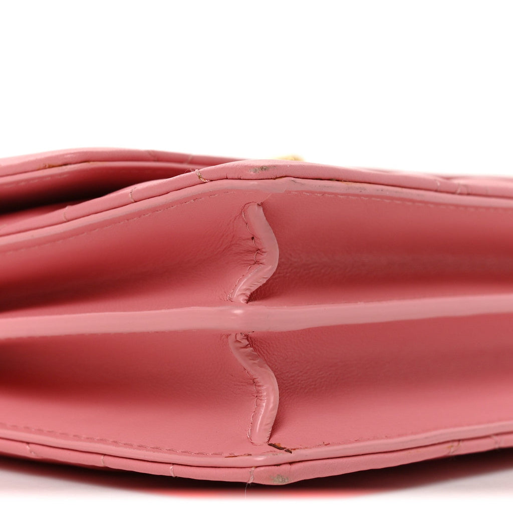Lambskin Macrocannage Mini Miss Caro Bag Pink wholesalehk.shop