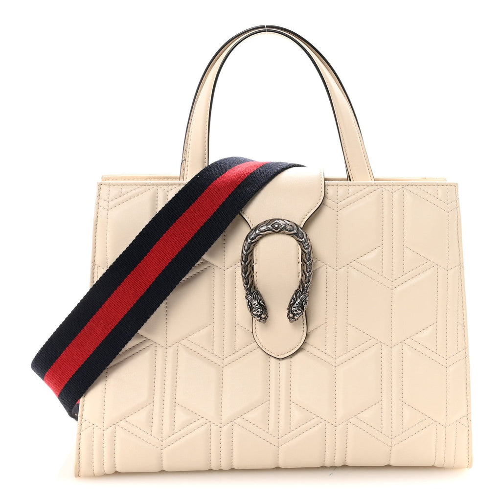 Cafskin Web Quilted Large Dionysus Tote Bag White wholesalehk.shop