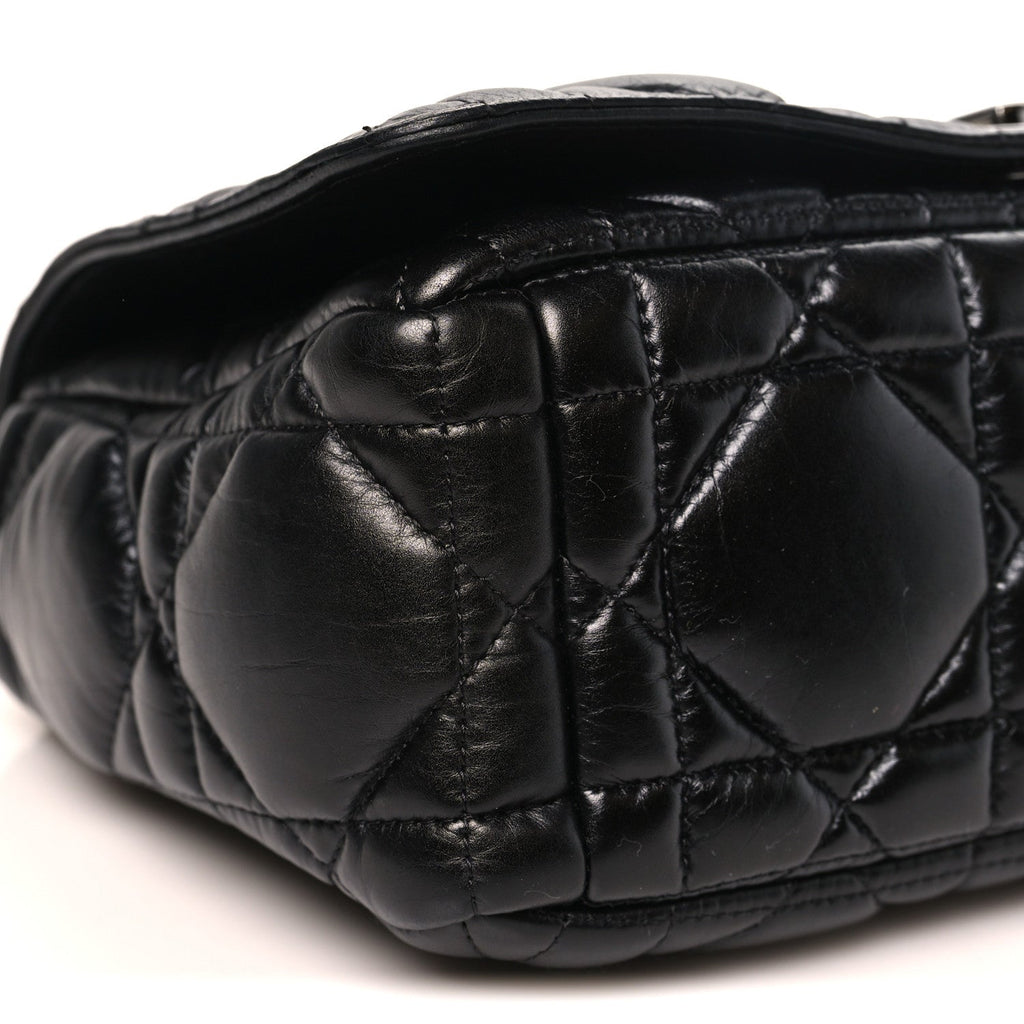 Calfskin Macrocannage Medium Caro Bag Black wholesalehk.shop