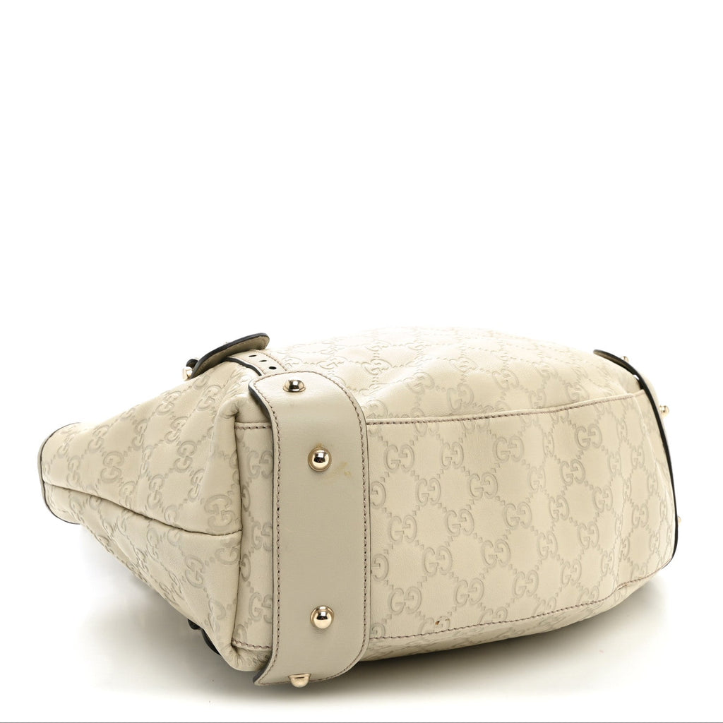 Guccissima Small Pelham Shoulder Bag Off White £¨ Direct shipment via from wholesalehk.shop