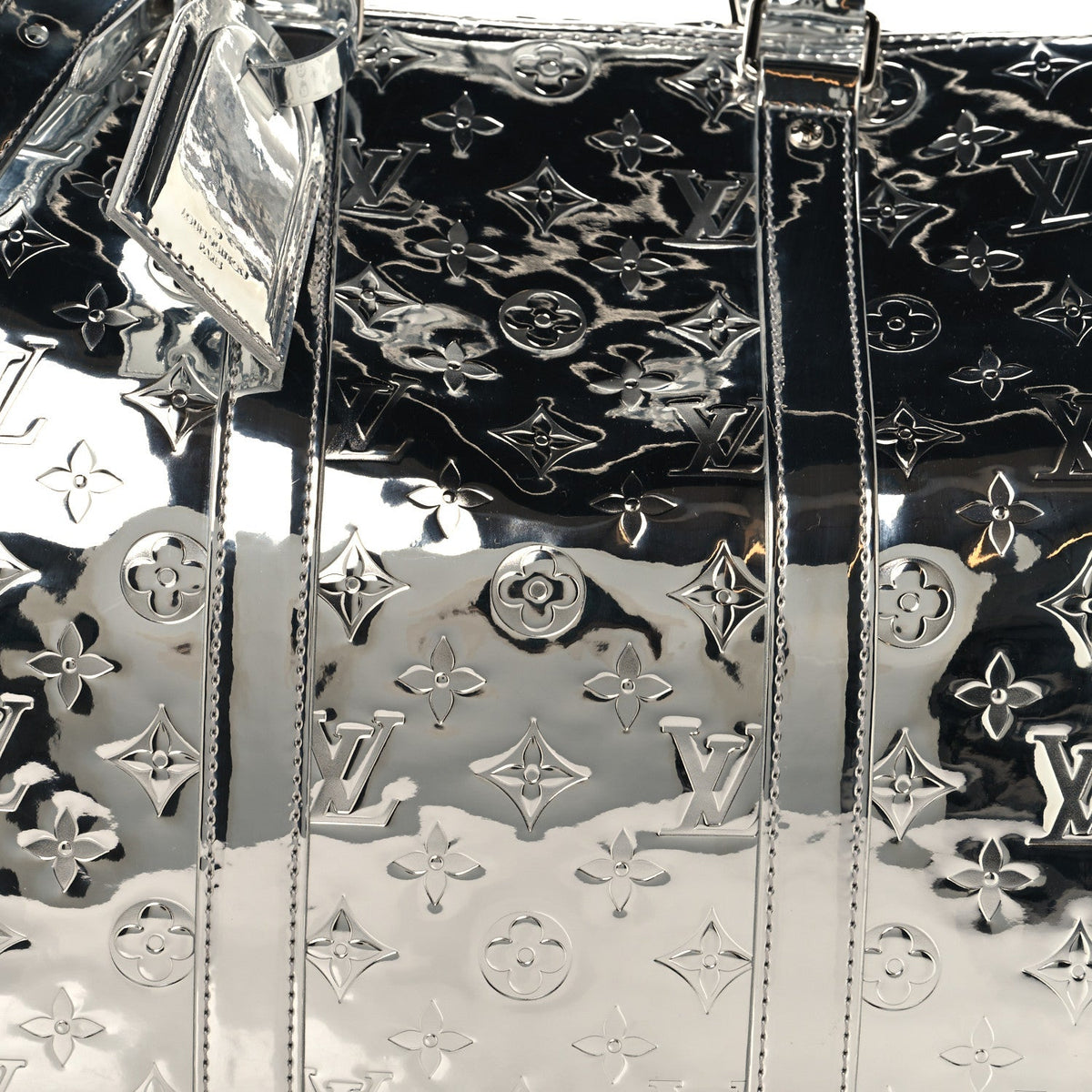 Monogram Mirror Keepall Bandouliere 45 Silver wholesalehk.shop
