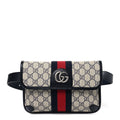 GG Supreme Monogram Web Small Ophidia Belt Bag 90 36 Beige Navy wholesalehk.shop