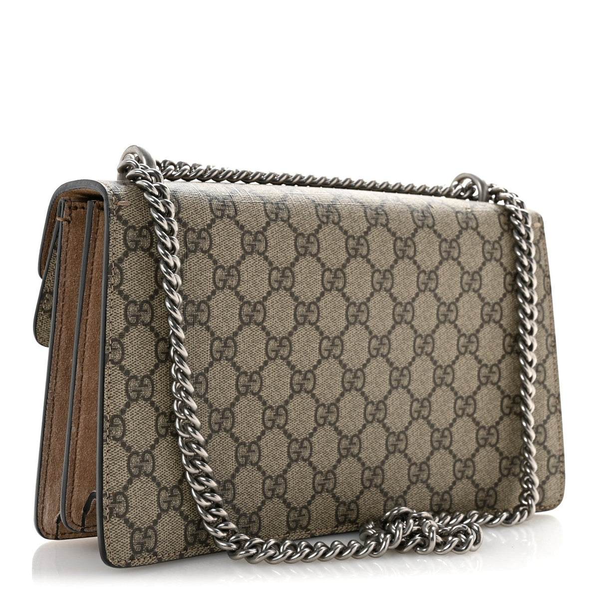GG Supreme Monogram Small Dionysus Shoulder Bag Taupe wholesalehk.shop