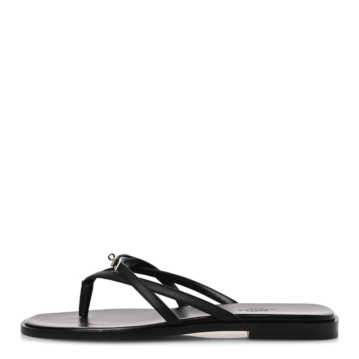 Calfskin Miss Sandals 39 Black wholesalehk.shop