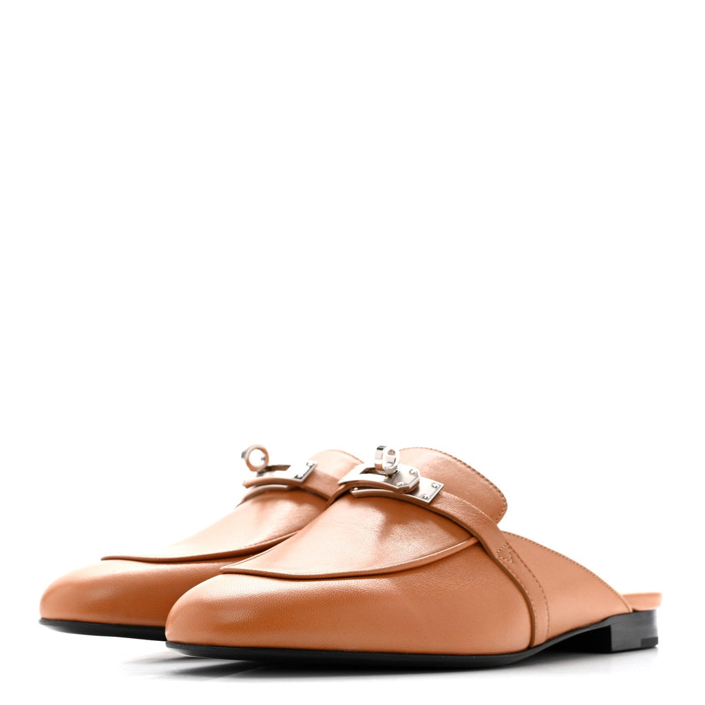 Goatskin Oz Mules 39.5 Naturel wholesalehk.shop