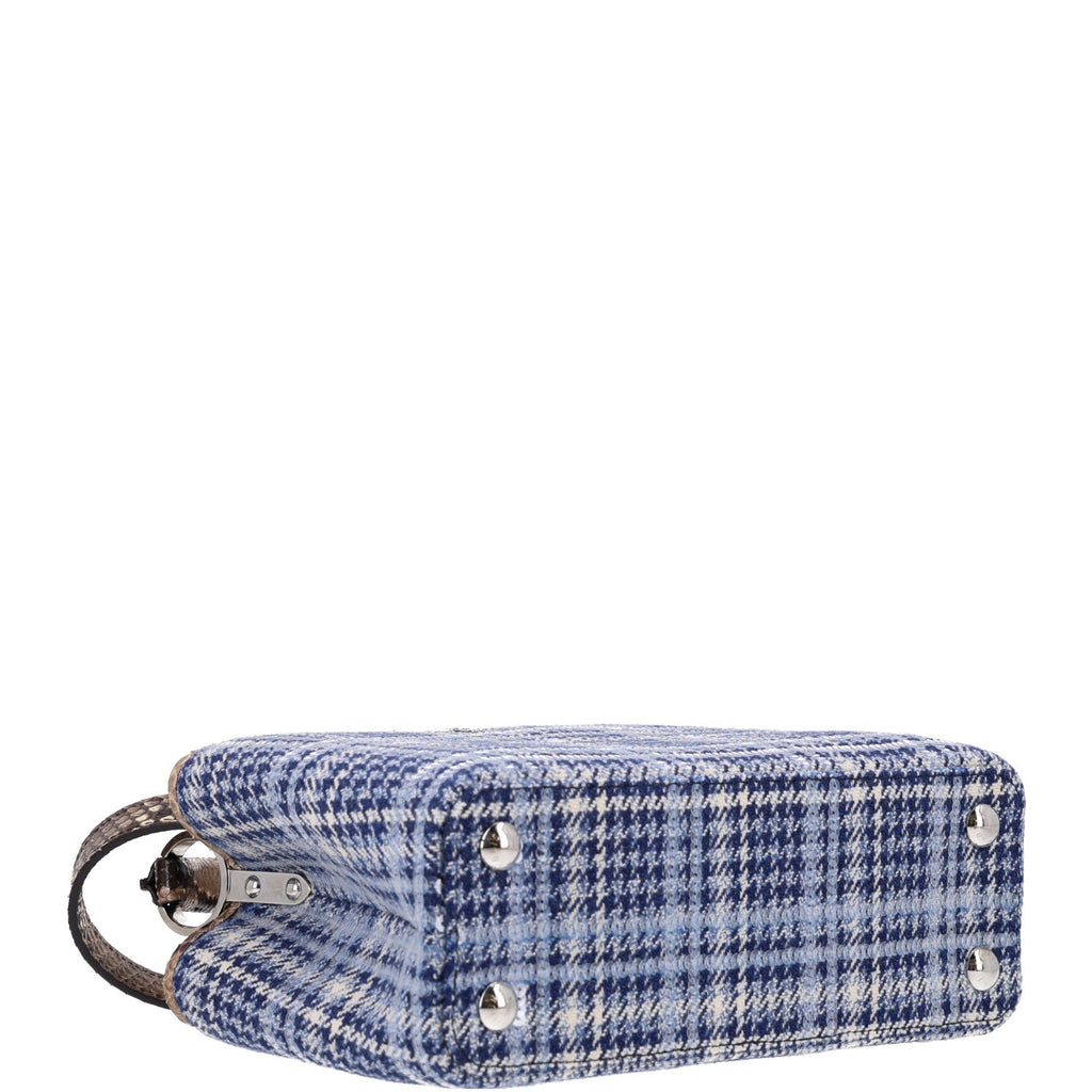 Tweed Sequins Snakeskin Capucines BB Blue £¨ Direct shipment via from wholesalehk.shop