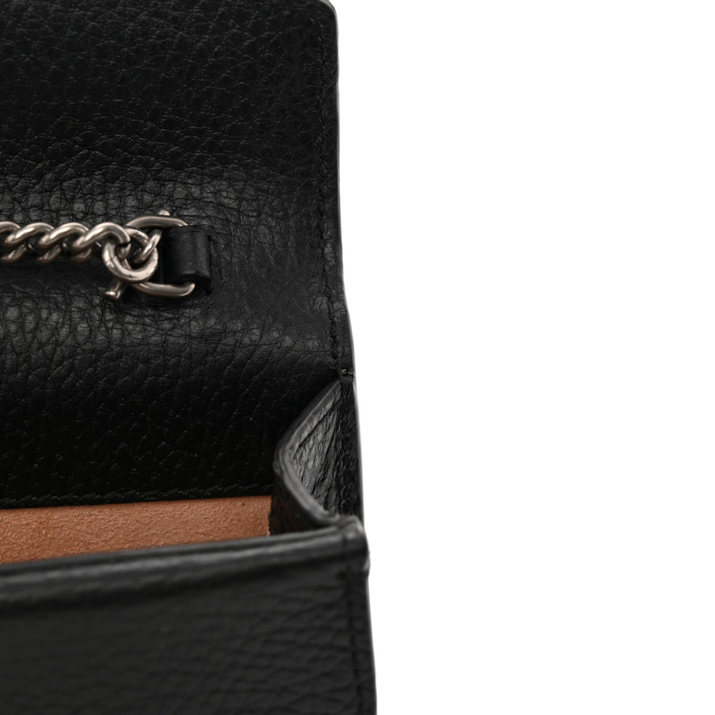 Calfskin Super Mini Dionysus Shoulder Bag Black wholesalehk.shop