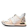 Calfskin Damier Azur Run Away Sneakers 39 White £¨ Direct shipment via from wholesalehk.shop