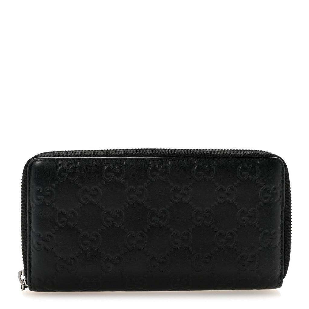 Guccissima Signature Microguccissima Bree Zip Around Wallet Black £¨ Direct shipment via from wholesalehk.shop