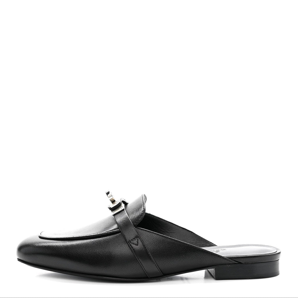 Goatskin Oz Mules 35 Black wholesalehk.shop