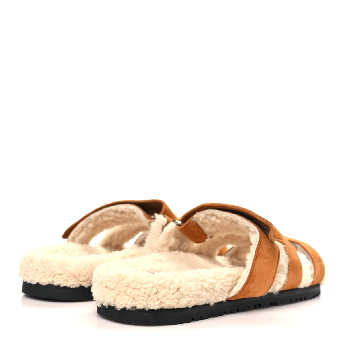 Suede Goatskin Woolskin Womens Chypre Sandals 39 Naturel Ecru wholesalehk.shop